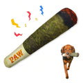 Funny Cigar Dog Toy – Plush Squeaky Chew Toy for Small & Medium Dogs, Interactive Teeth Cleaning Toy