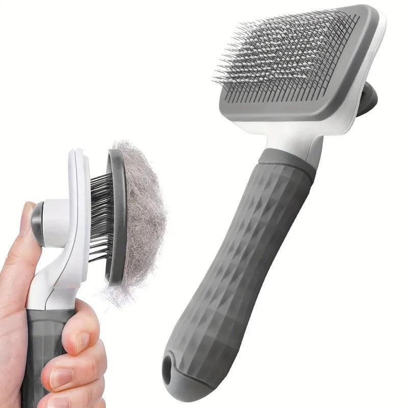 Universal Pet Detangling Brush – Grooming & Deshedding Brush for Dogs and Cats, Removes Knots & Mats