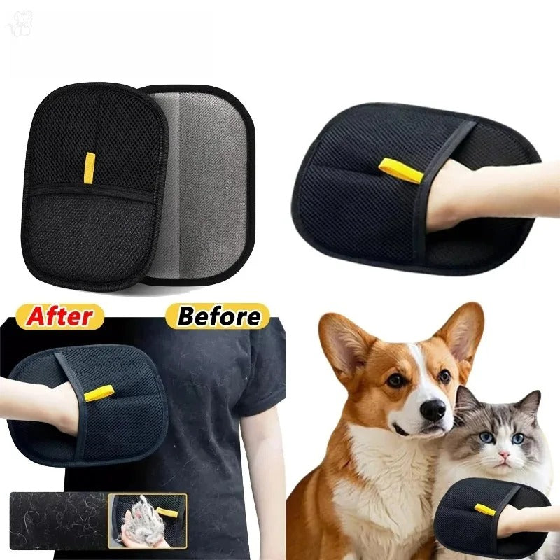 Pet Hair Remover Glove – Portable Washable Lint & Fur Remover for Clothes, Furniture & Pet Grooming
