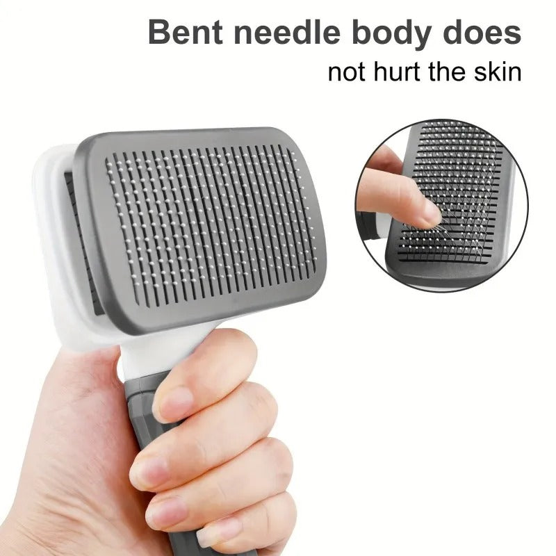 Universal Pet Detangling Brush – Grooming & Deshedding Brush for Dogs and Cats, Removes Knots & Mats