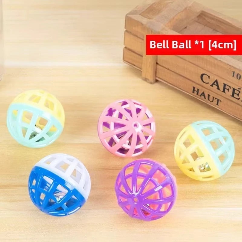 Cat Puzzle Toy Felt Box with Ball – Interactive Indoor Hunting & Exercise Toy for Cats and Kittens