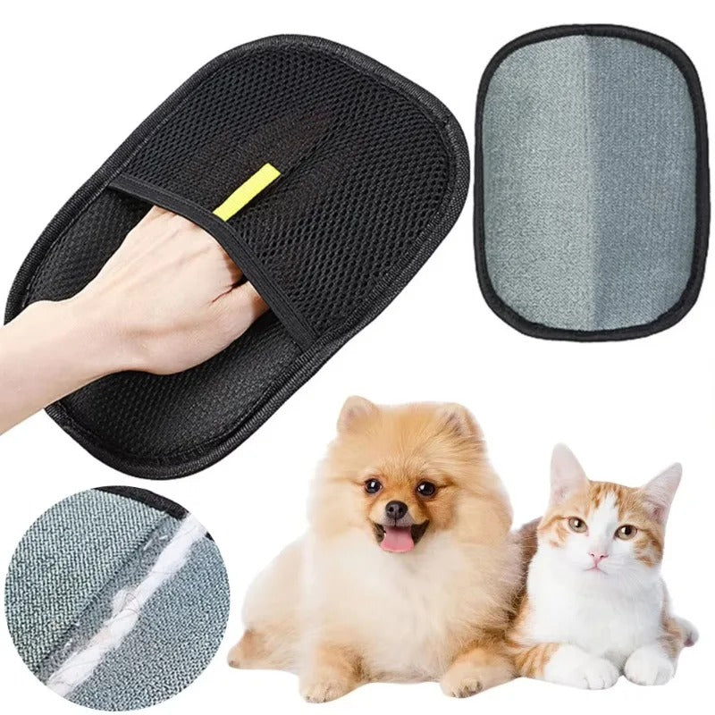 Pet Hair Remover Glove – Portable Washable Lint & Fur Remover for Clothes, Furniture & Pet Grooming